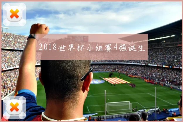 2018世界杯小组赛4强诞生
